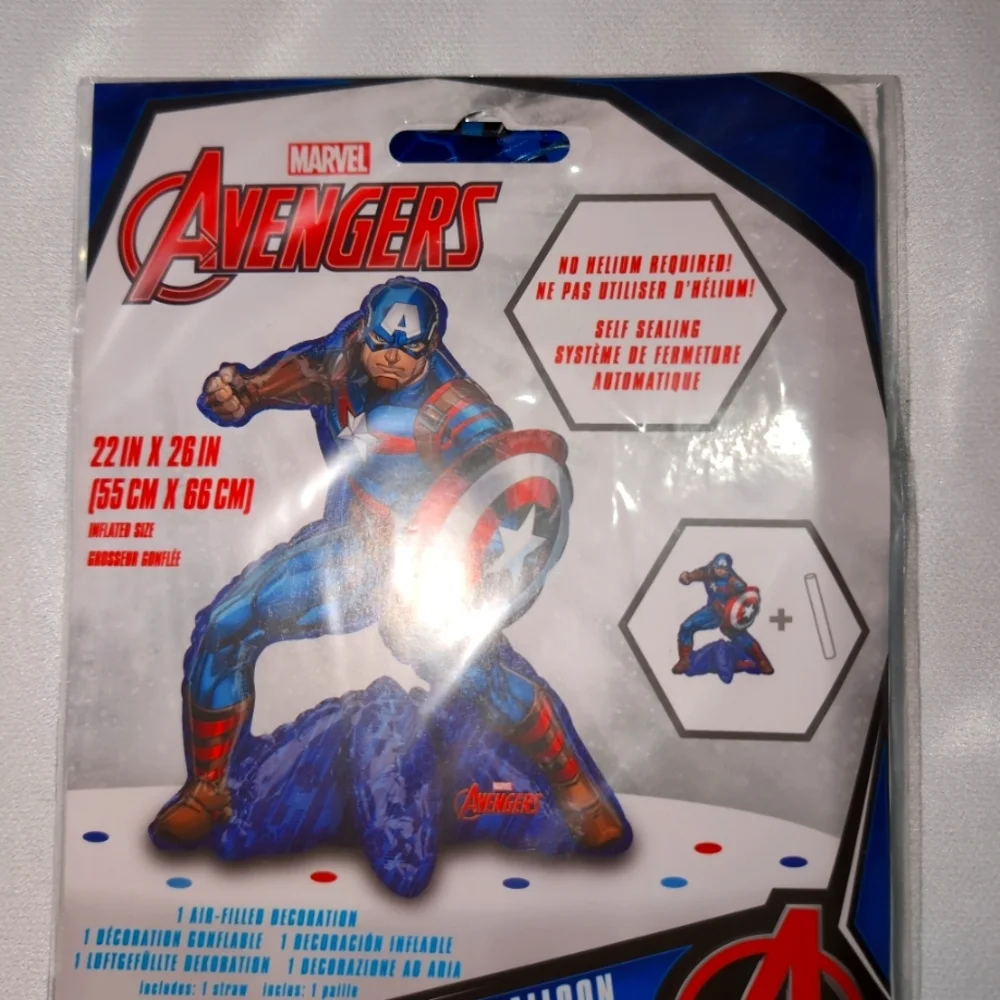 Captain America Air-Filled Balloon